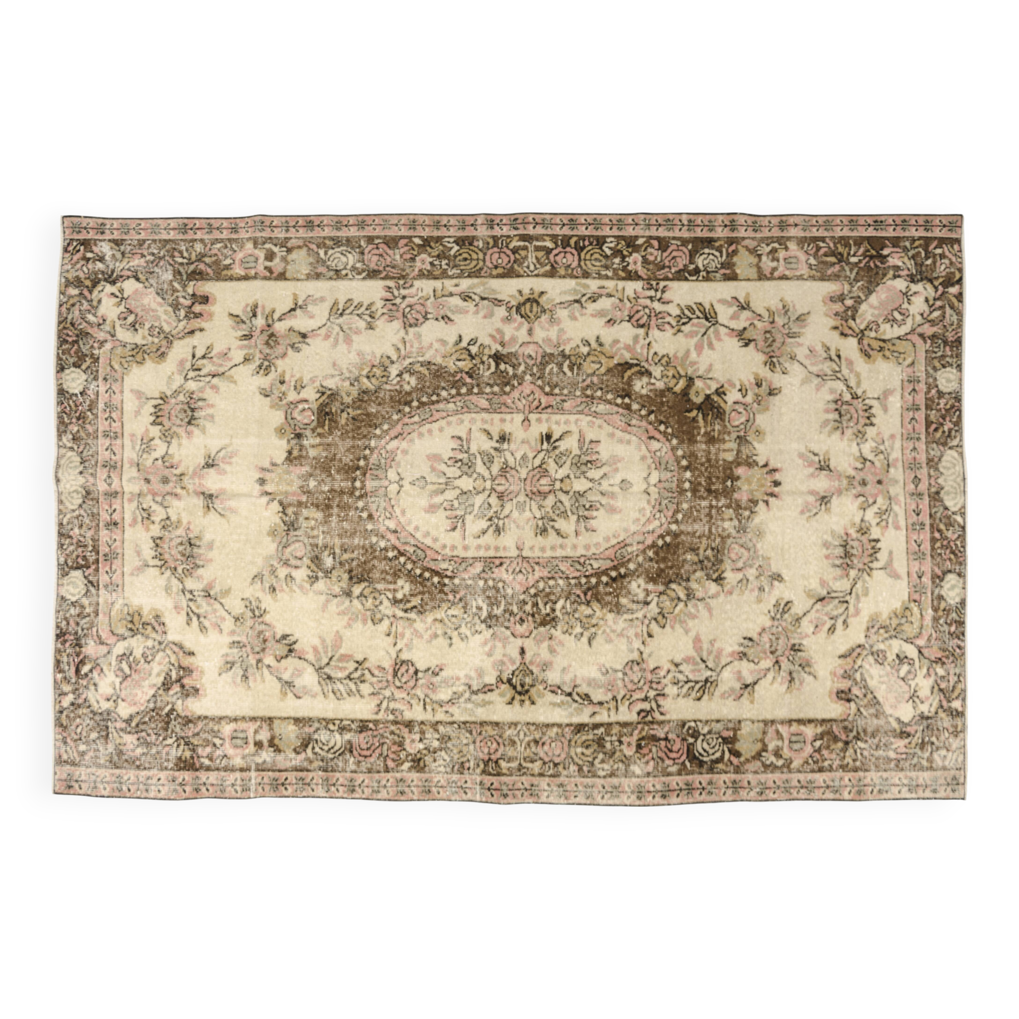 one A kind Of Vintage Turkish Area Rug sku-2020