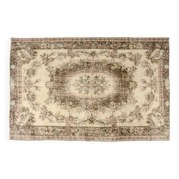 un tapis d'aire turc vintage de type A sku-2020