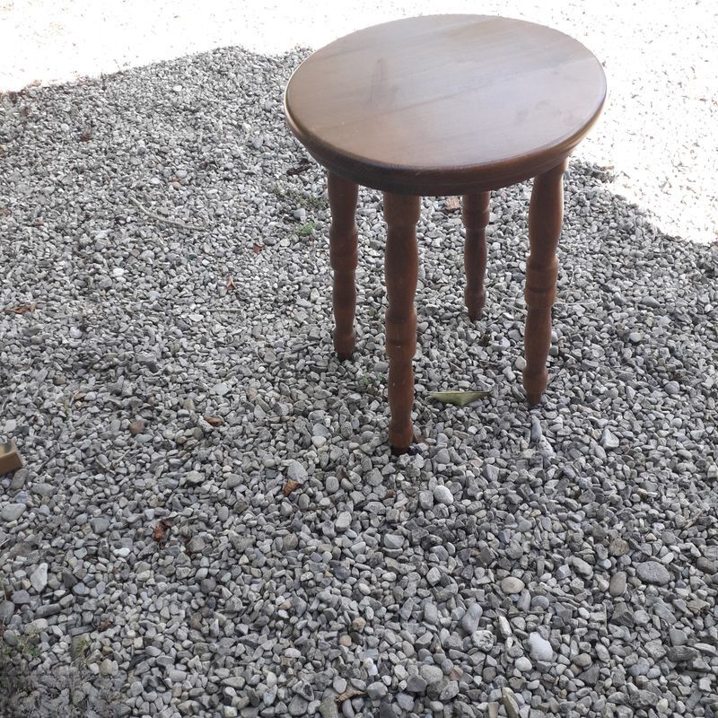 Wooden stool