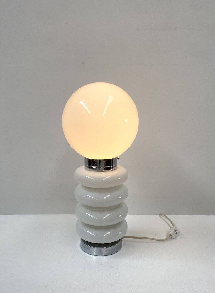 Lampe de table vintage en verre de Murano italien, par Carlo Nason pour AV Mazegga, années 1960