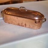 Hammered copper salmon