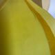 Art Deco yellow glass paste vase