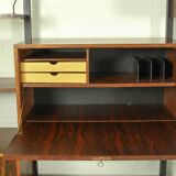 XL Danish Modular Teak Wall Unit in Rosewood by Poul Cadovius, 1960s