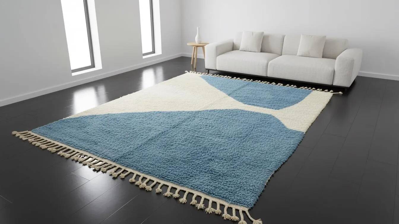 Unique handmade Berber rug 2.5x1.5 m