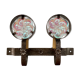Appliques vintage en ferforgé et pâte De verre Murano des années 50-60
