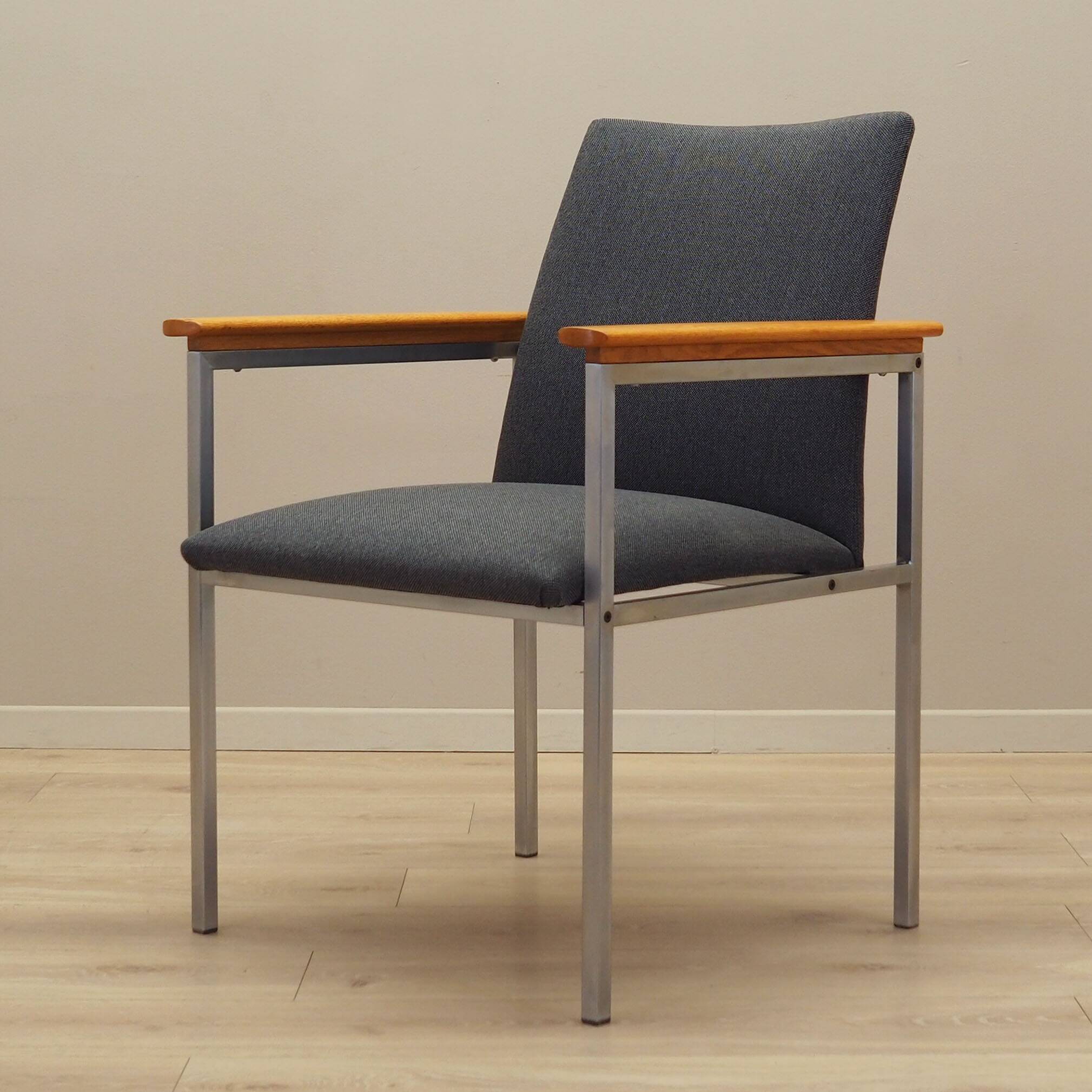 Grey armchair, Danish design, 1960s, designer: Sigvard Bernadotte, manufacturer: France & Son