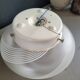 Frosted glass globe ceiling light with spiral patterns.