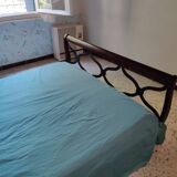 Directoire-style mahogany double bed