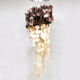 Vintage capiz shell chandelier ‘two tone’