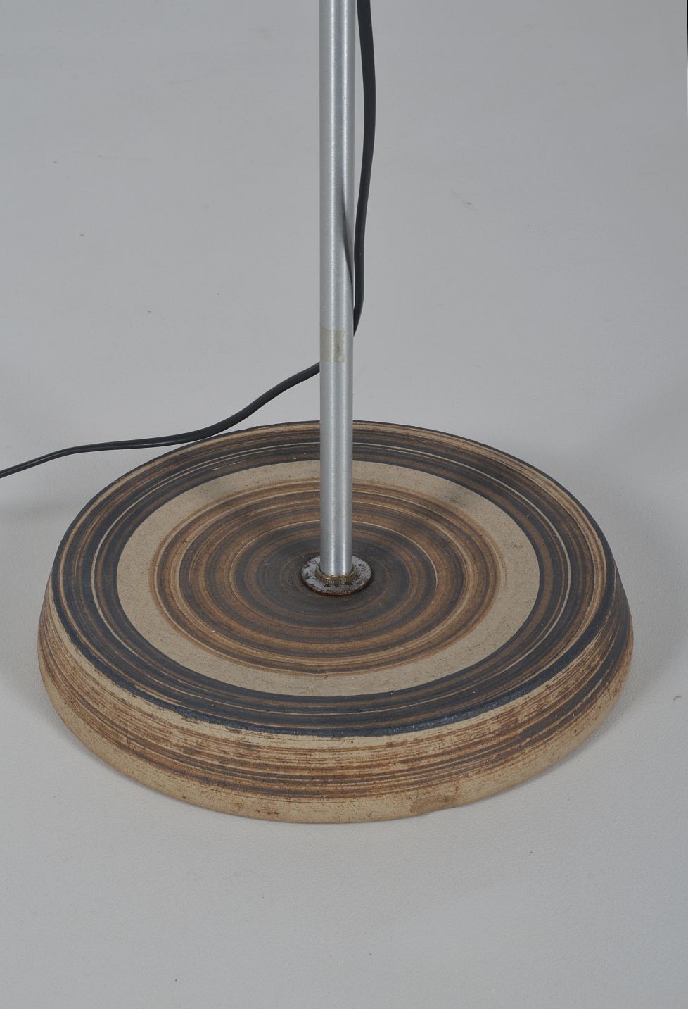 Danish ceramic floor lamp by Lyskaer Belysning, 1970s