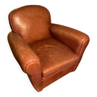 Fauteuil club cuir