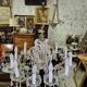 Lustre pampilles gaine de verre 12 ampoules
