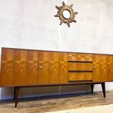Vintage sideboard with metal legs