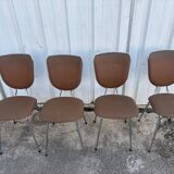 Lot 4 chaises 1960 Le Gal
