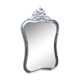 Mirror carved silver 81 x 46 cm