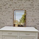 Mirror with glazing bead