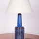 Lot de 2 lampes de table en grès bleu par Einar Johansen pour Søholm, années 1960
