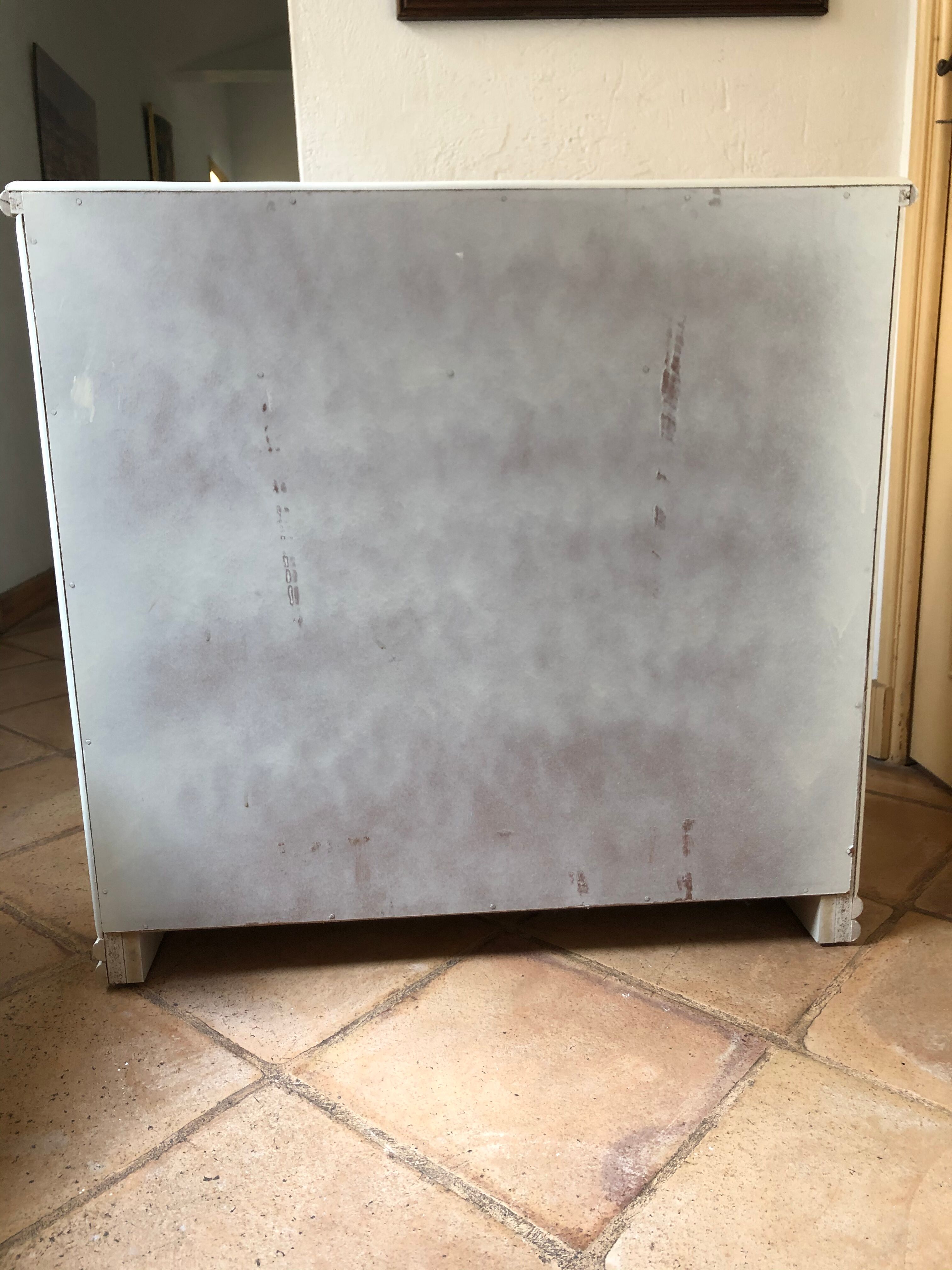 Vintage rattan dresser