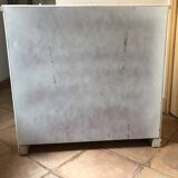 Vintage rattan dresser