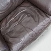 Pair of Vintage De Sede DS-31 Swivel Armchairs in Brown Leather