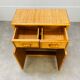 Commode en rotin années 60