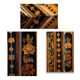 Mirror in 18th century marquetry 90x100cm