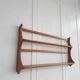 Vintage wall shelf in solid elm by Lucian Ercolani C1960 Ercol
