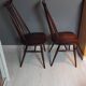 Pair of Ercol Goldsmith Scandinavian chairs from the 1960s.