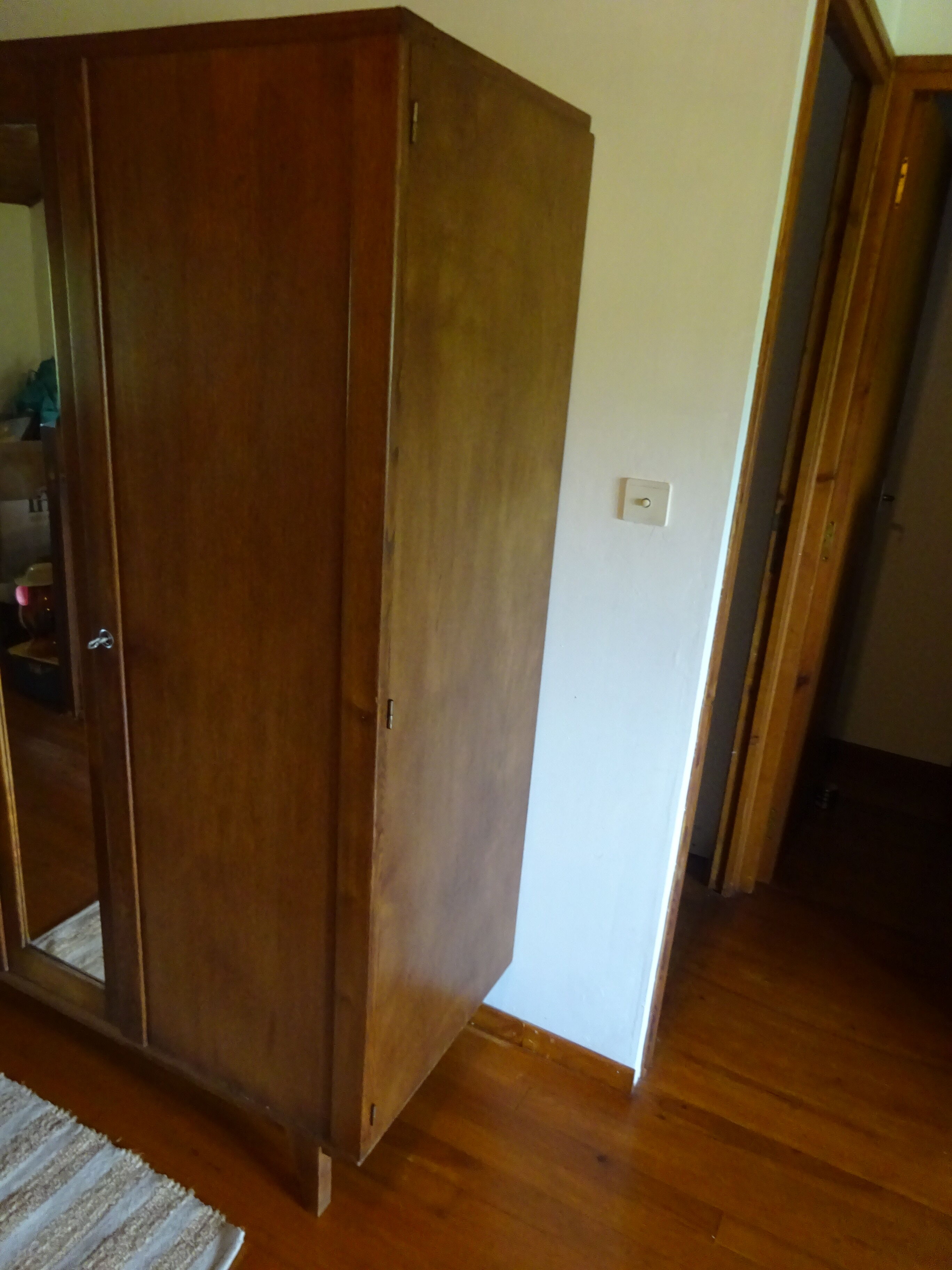 Armoire avec penderie et étagères, 1960s