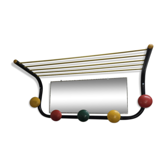Vintage 60s multi-colored coat rack