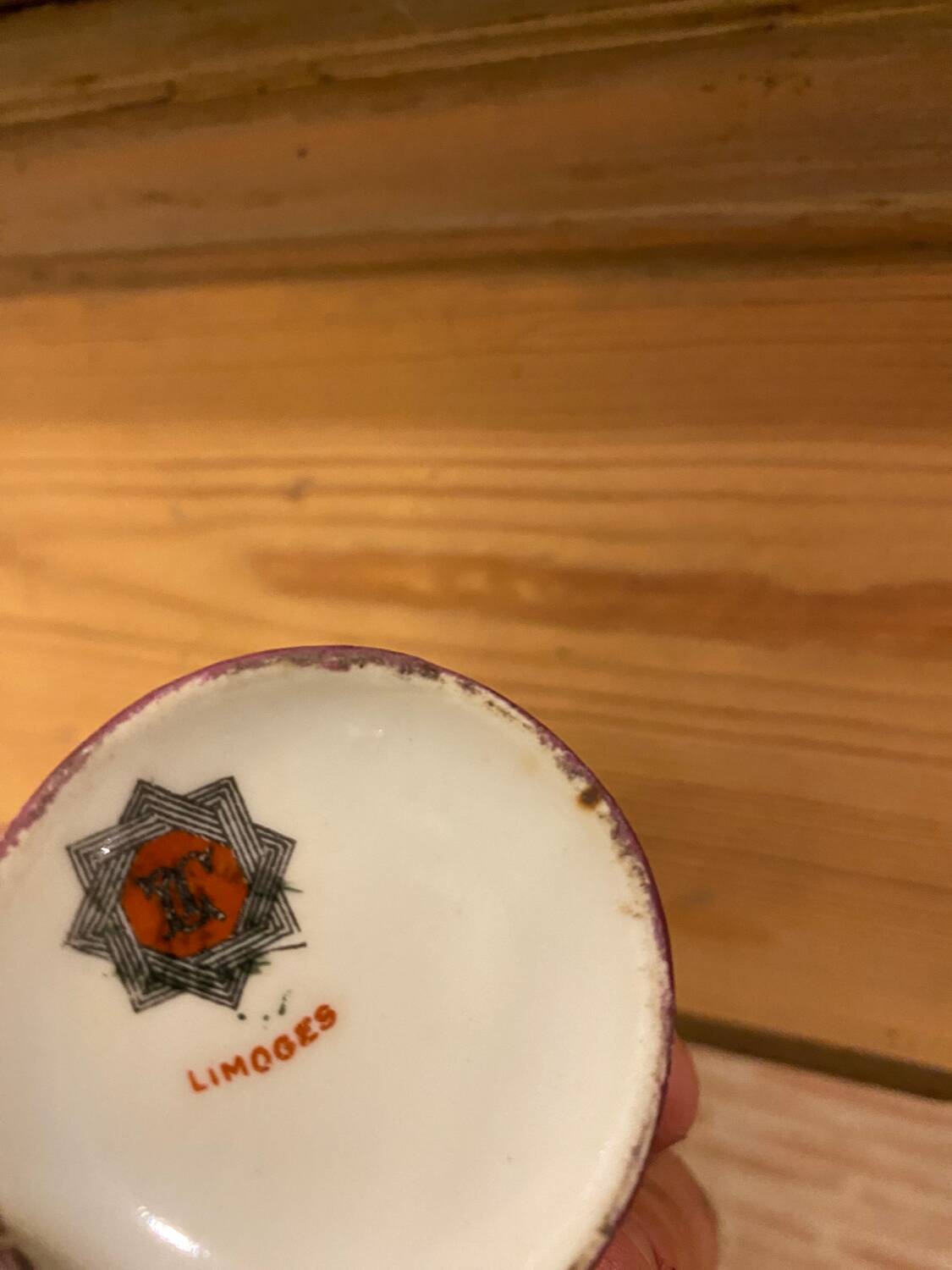 Soliflore Napoleon in Limoges porcelain