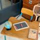Desk and school chair set