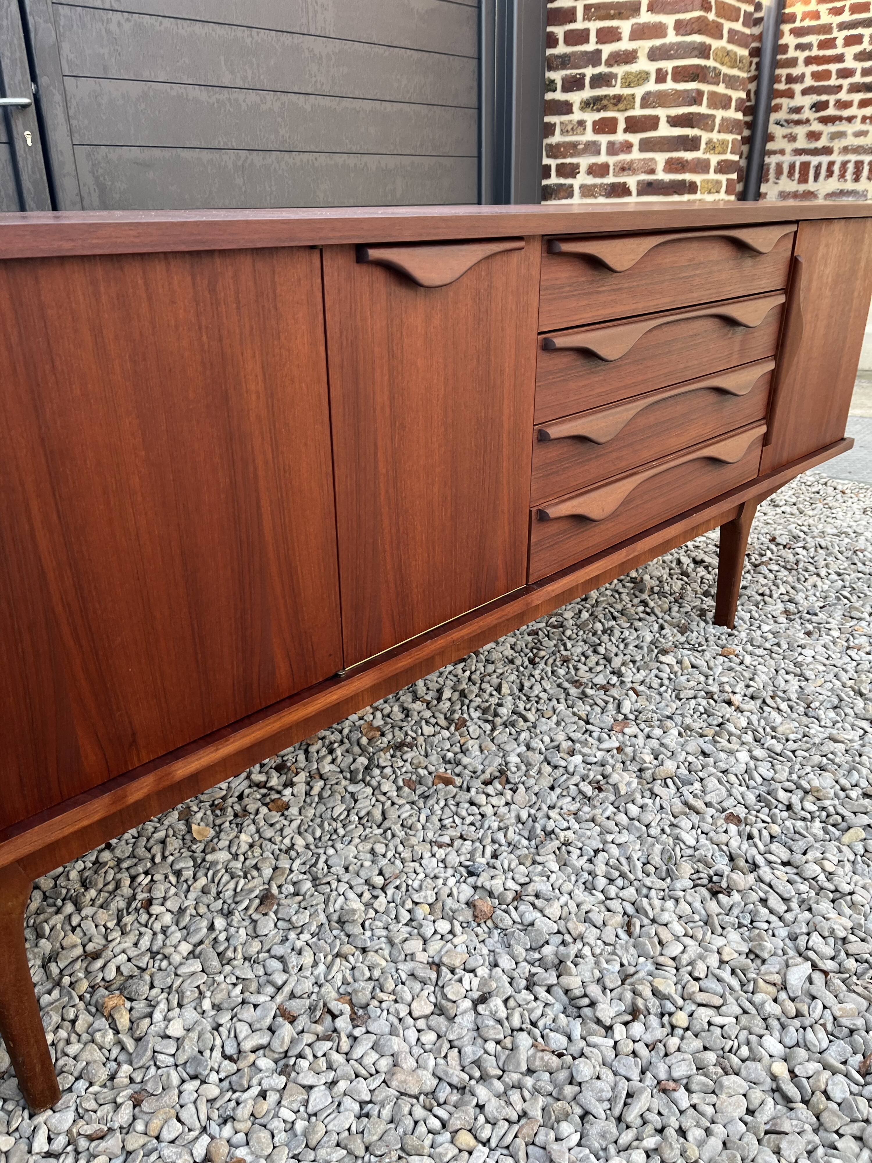 Scandinavian teak row