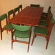 Set of 10 danish teak dining chairs by Erik Buch, 1960