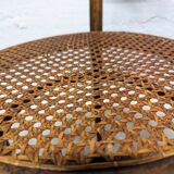 Bentwood bistro chair with caned seat