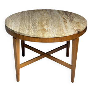 table basse en marbre - travertin