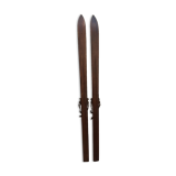 Old pair of wooden skis