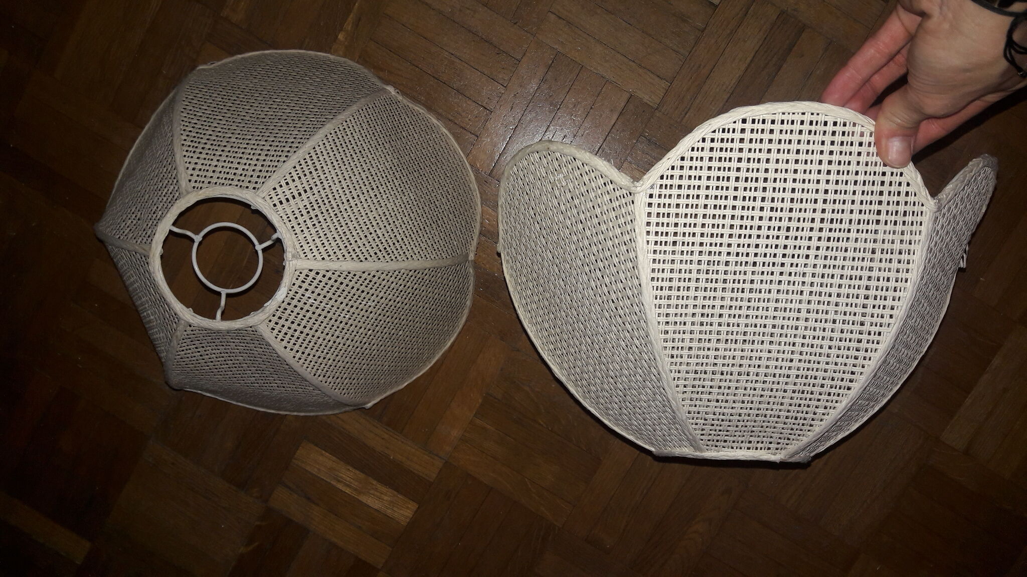 Bohemian raffia pendant lights