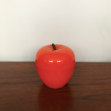 Vintage orange apple ice bucket