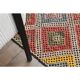 1970s Vintage Turkish Oushak Handmade Wool Cotton Yellow Runner Rug 158x201