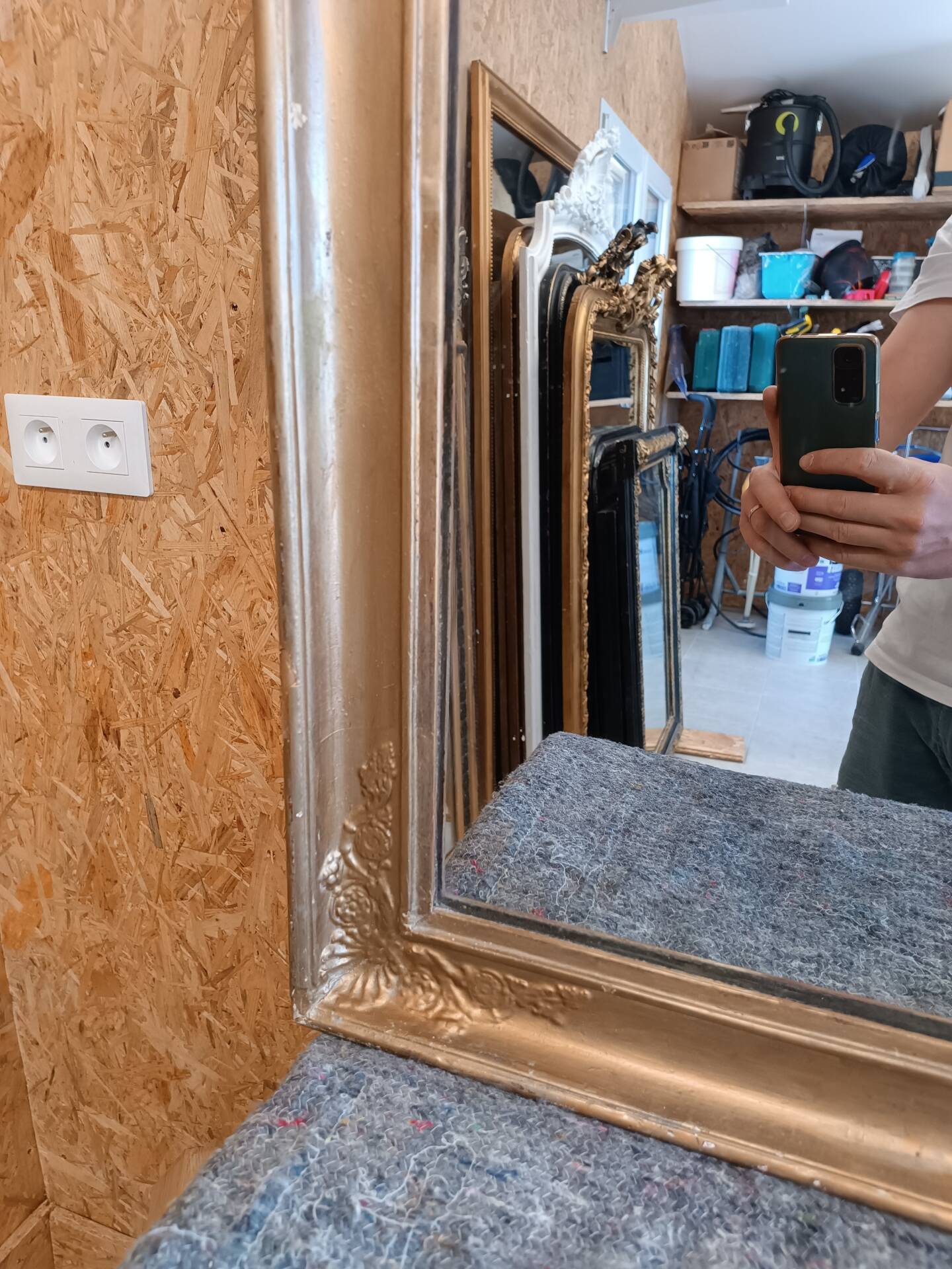 Miroir ancien 150/66 cm