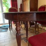 Solid mahogany dining table