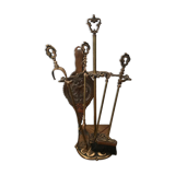Copper fireplace servant