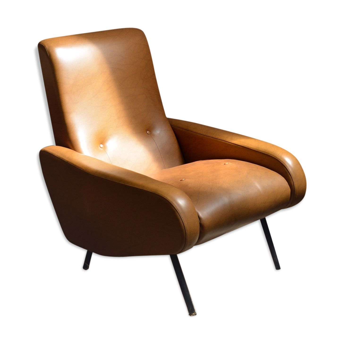 Vintage skai armchair