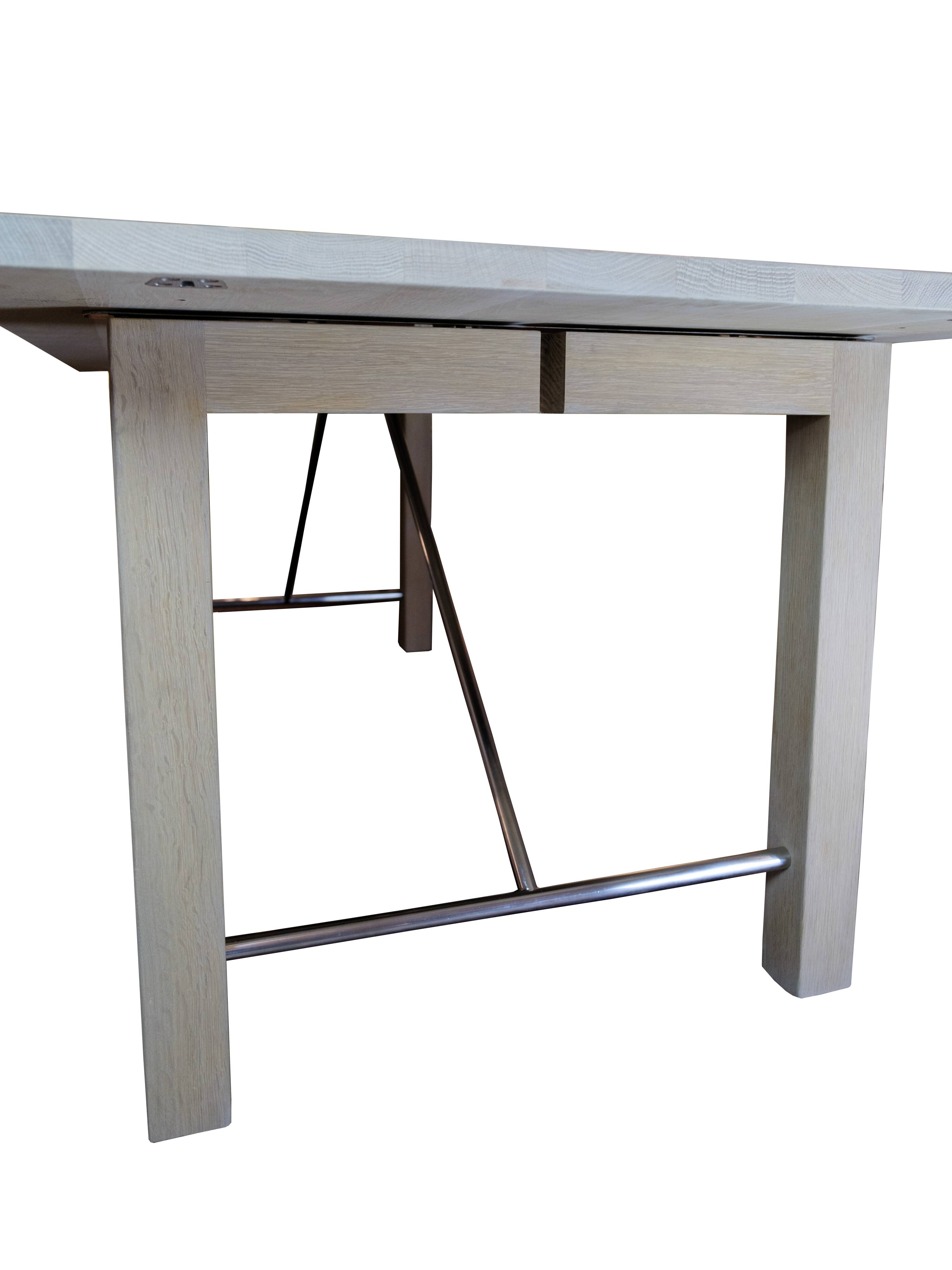 Dining Table Made In Solid Oak By Hans Thryge Raunkjær For Trip Trap