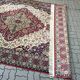 Vintage rug carpet 70s mid century czechoslovakia red 246cm x 360cm