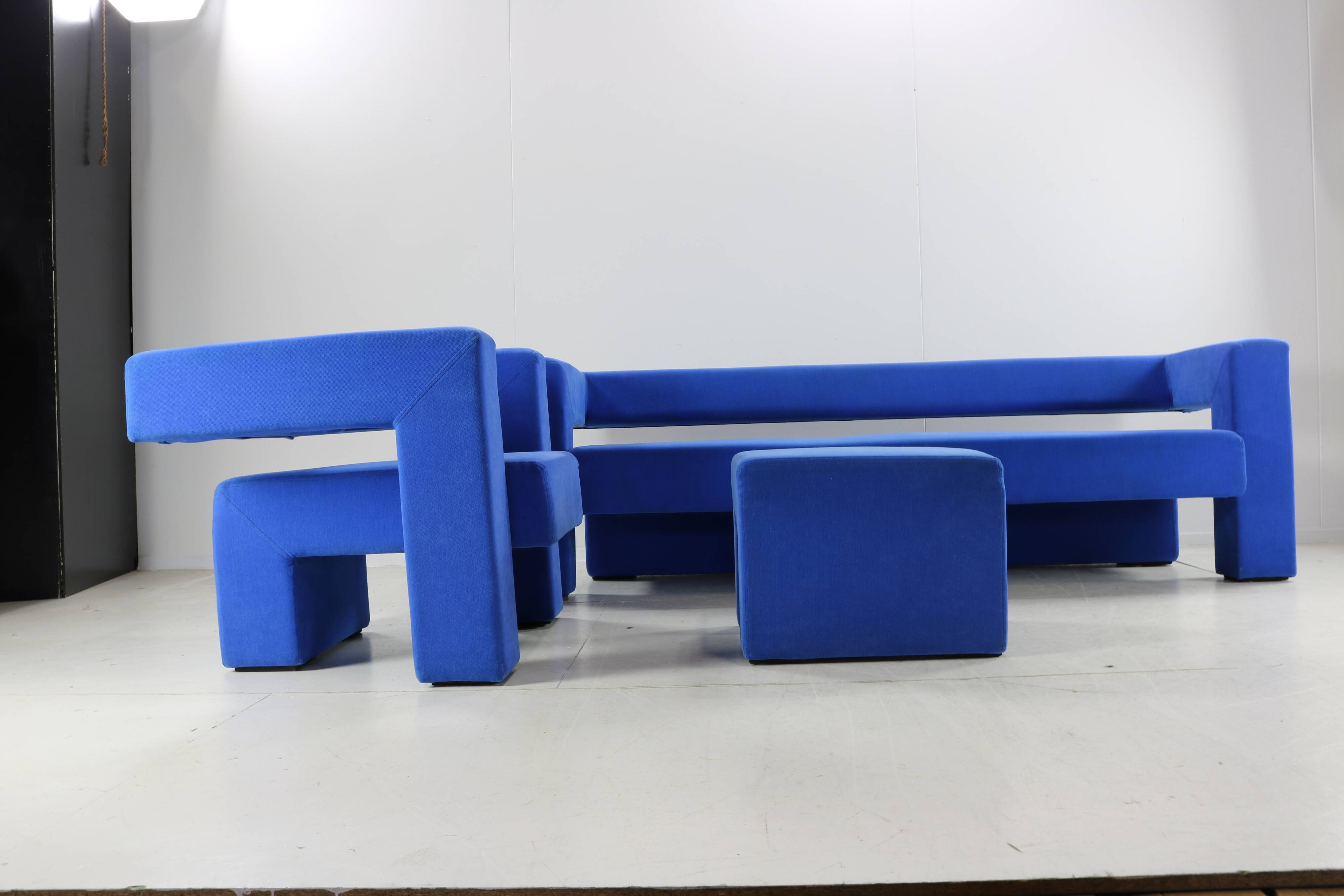 Nineties design seating group by Fabian van Severen for Gelderland