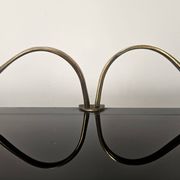 Vittorio Dassi Rosewood Credenza with Black Glass Top, Italian 1940