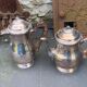 Coffee set in silver metal Orbrille hallmark