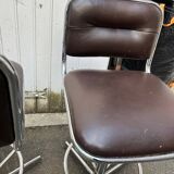 Pair of vintage bar stools, 70s